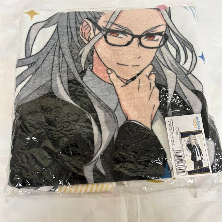 あんスタ 乱凪砂 JINS ビジュアルバスタオル Amazon.co.jp: 乱凪砂 JINS メガネ バスタオル : ホーム＆キッチン